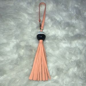 Fossil Leather Bag Charm